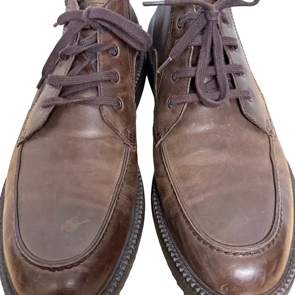 Stonefly Brown Leather Moc Toe Chukka Boots Men's‎ EU 44 10.5-11